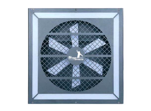 LED Ventilator 40cm Mål: 40x40x16cm - 10kg - 100W