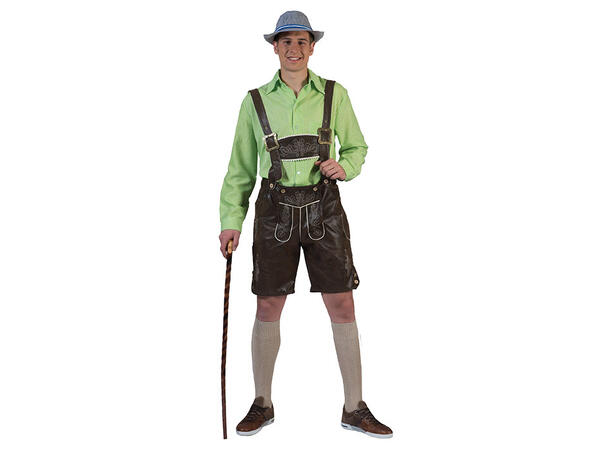 Lederhosen - Oktoberfest - Anton 1 Shorts med seler