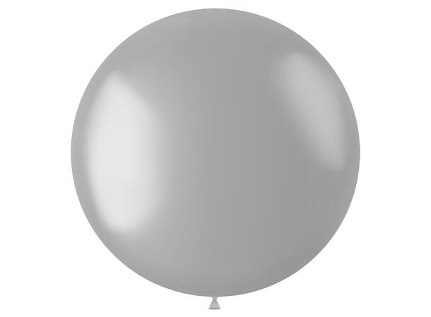 Moondust Silver Metallic 1 Gummiballong - 78cm (31")