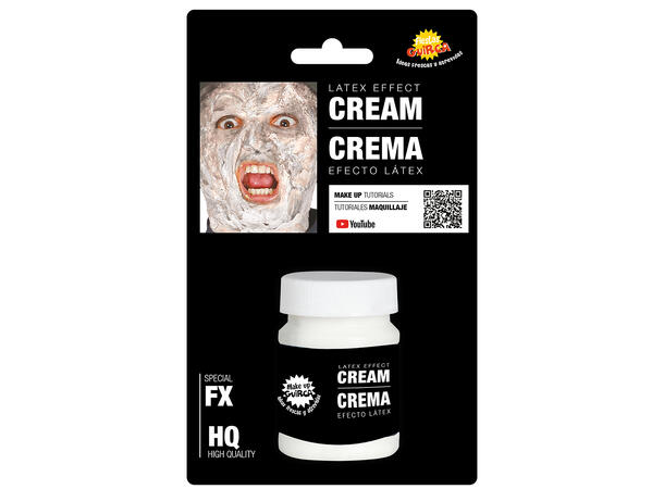 Sminke - Latex - Hvit Krem 1 beholder 30ml 