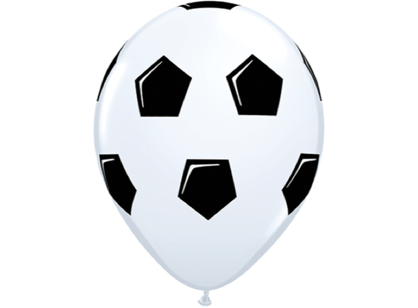 Soccer ball - fotball 25 gummiballonger - 28cm (11")