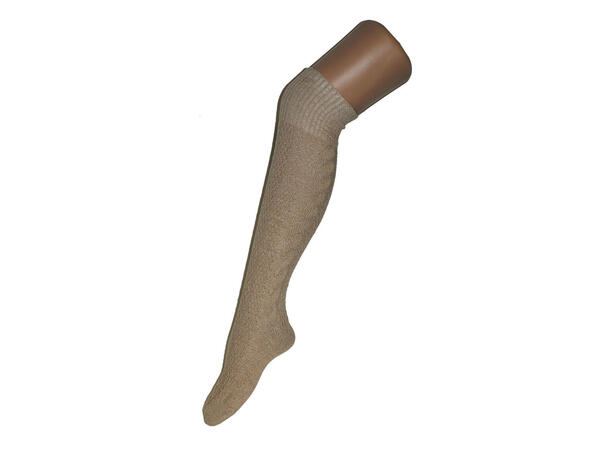 Sokker - Lange - Beige 1 Par - 53cm - Str 42-46