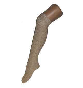 Sokker - Lange - Beige 1 Par - 53cm - Str 42-46
