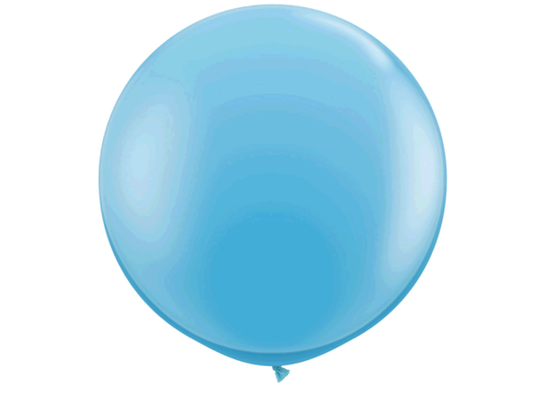 3ft Pale Blue ST 2 gummiballonger - 91cm (3ft)