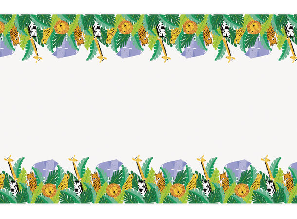 Animal Safari 1 Plastikkduk firkantet - 137x214cm