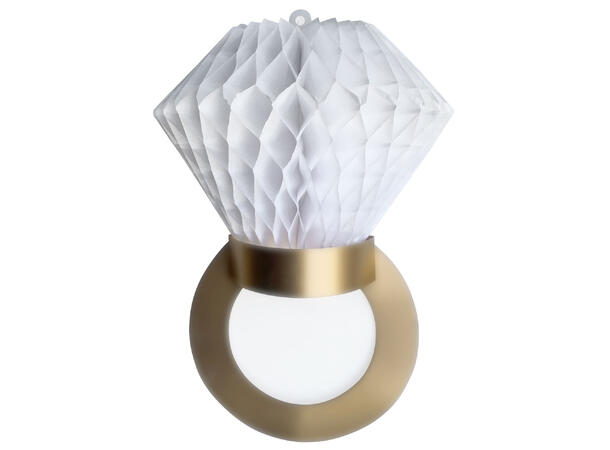 Diamantring - Honeycomb 3 Honeycomb derkorasjoner - 28cm