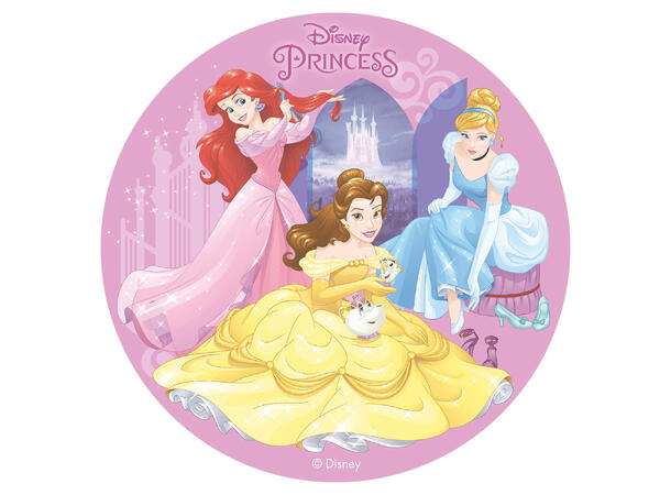 Disney Prinsesse 1 spiselig kakeskilt - 20cm