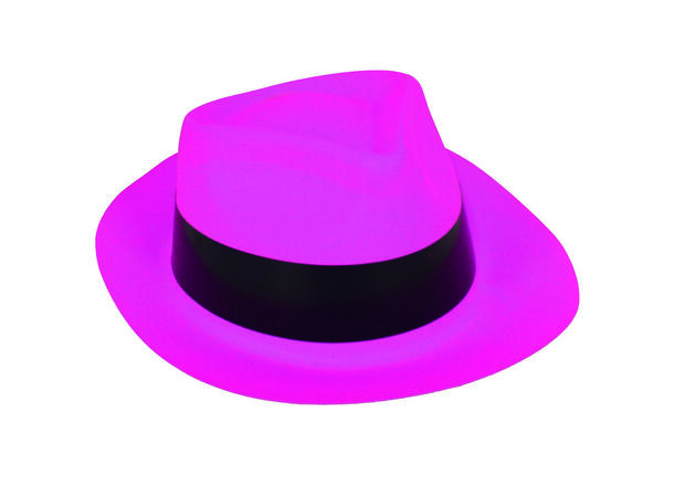 Hatt - Plastikk - Neon Rosa 1 Hatt