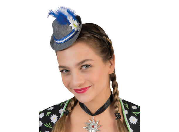 Hatt, Tyrol - Oktoberfest - Mini 1 Minihatt på tiara