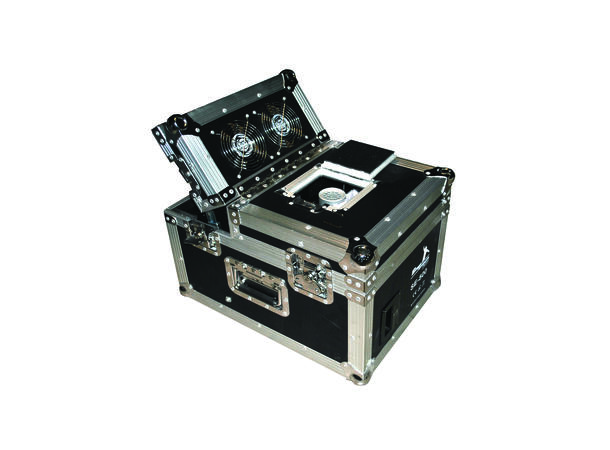 Hazer-maskin - Lager dis til lasershow Mål: 51x37x36cm - 500W - 31kg