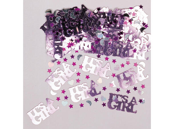 It's a Girl - Konfetti 1 Pose foliekonfetti - 14g
