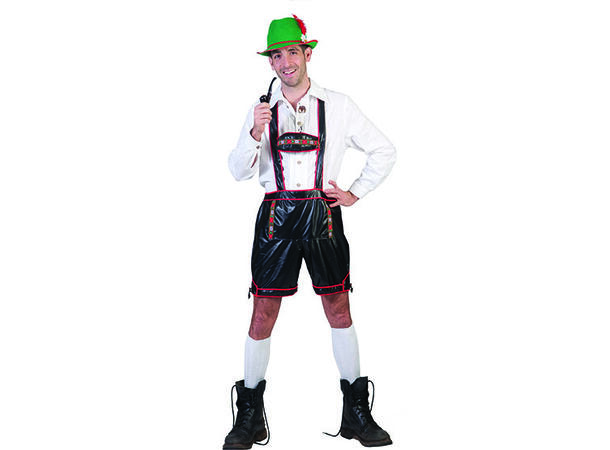 Kostyme - Oktoberfest - Yodeler 1 Shorts med seler