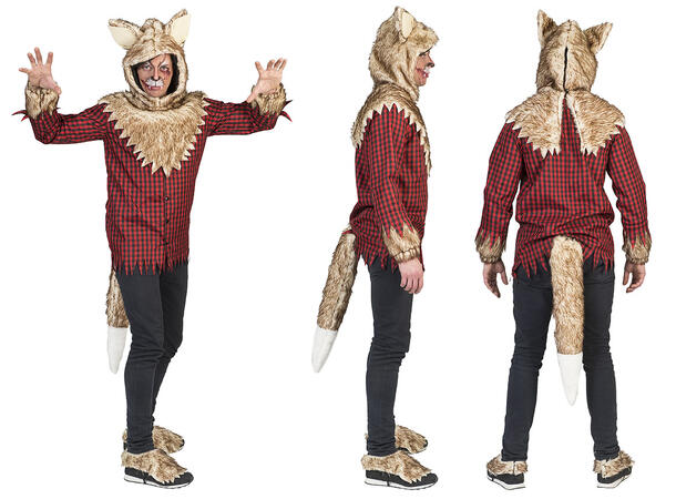 Kostyme - Ulv - Weylyn Skotrekk, Skjorte, hodeplagg og hale 