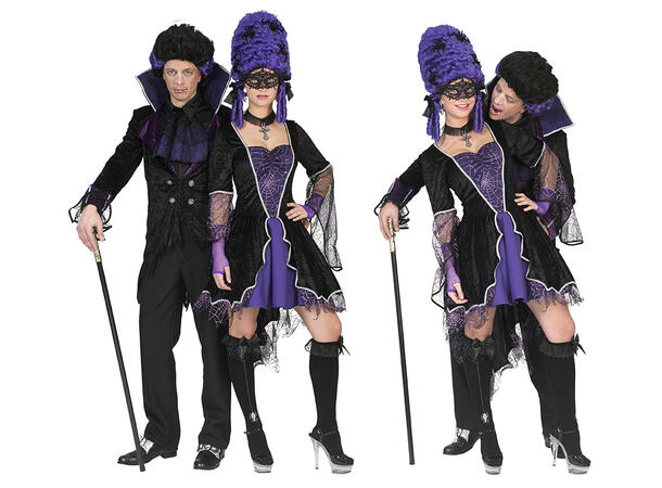 Kostyme - Vampyr - Vaduvo 1 Kjole - Dame 