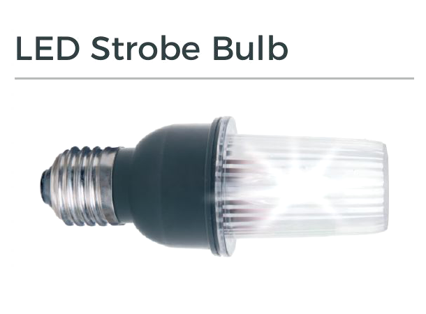 LED strobelyspære Sokkel: E27 (Stor lyspære) - 1W