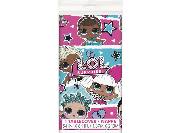 LOL Surprise 1 Plastikkduk firkantet - 137x214cm 