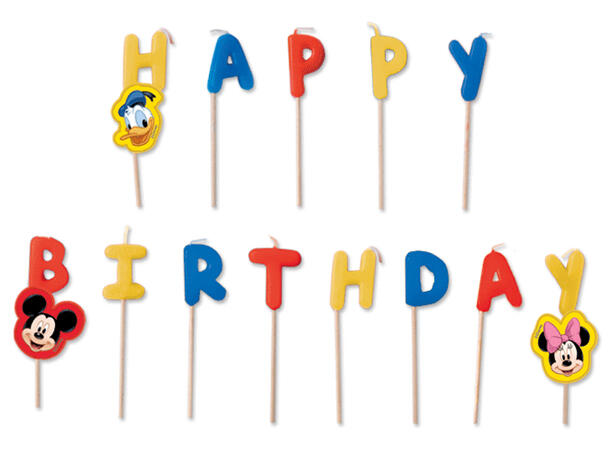Mickey Rock The House 1 "Happy Birthday" - Kakelys på pinne