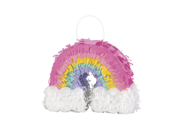 Mini dekorpinata - Regnbue på skyer 1 Dekor pinata