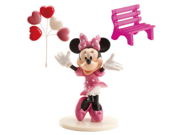 Minnie Mus - Kakedekorasjon 3 kakefigurer i plast