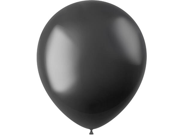 Radiant Onyx Black 100 Gummiballonger - 33cm (13")