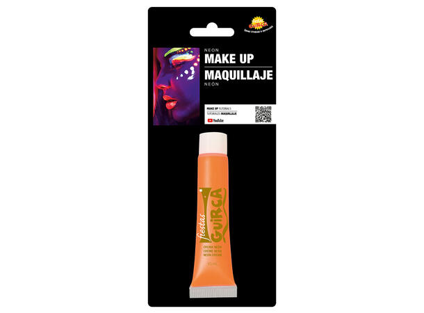 Sminke - Vannbasert - Neon Oransje 1 Tube - 10ml 