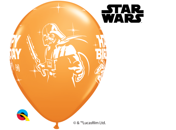 Star wars Birthday Asst. 25 gummiballonger - 28cm (11") 