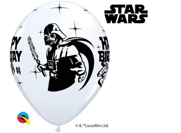 Star wars Birthday Asst. 25 gummiballonger - 28cm (11") 