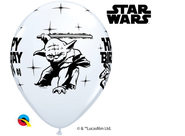 Star wars Birthday Asst. 25 gummiballonger - 28cm (11") 