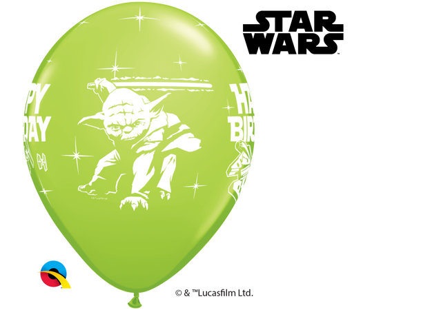 Star wars Birthday Asst. 25 gummiballonger - 28cm (11")
