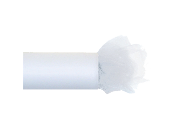 Tulle - White Rull med 30cm Tyll - 20m