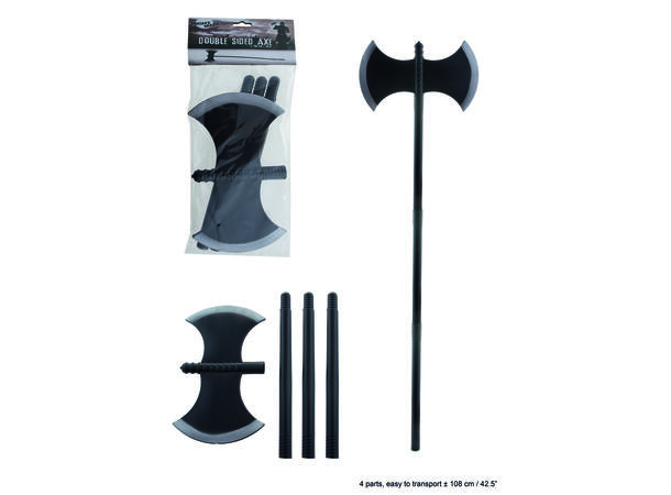 Øks - Dobbelt Blad 1 Øks - 106cm 