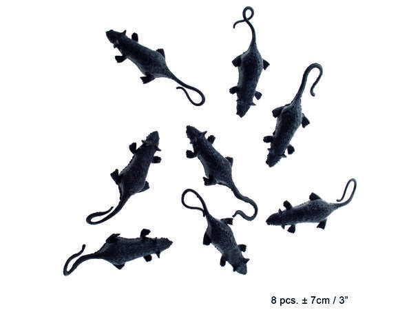 8 små mus 8 Dekorfigurer - 7cm