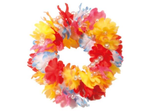 Armbånd DeLuxe - Blomster og perler 1 Stk - Armbånd i polyester
