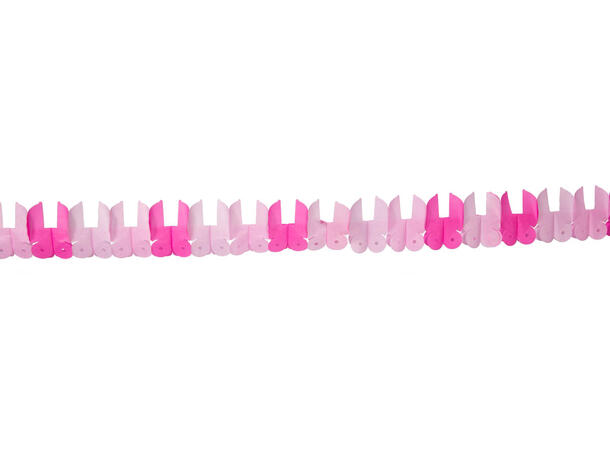Barnevogn - Lys Rosa 1 Papirgirlander - 6m