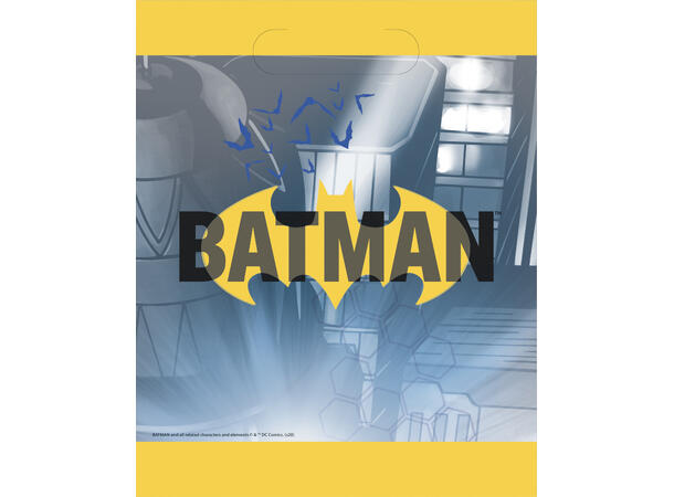 Batman 8 Godteposer i plast - 22x18cm