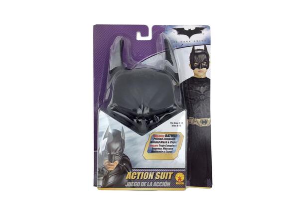 Batman Darks Knight Action Suit Sett med kappe, maske og jumpsuit