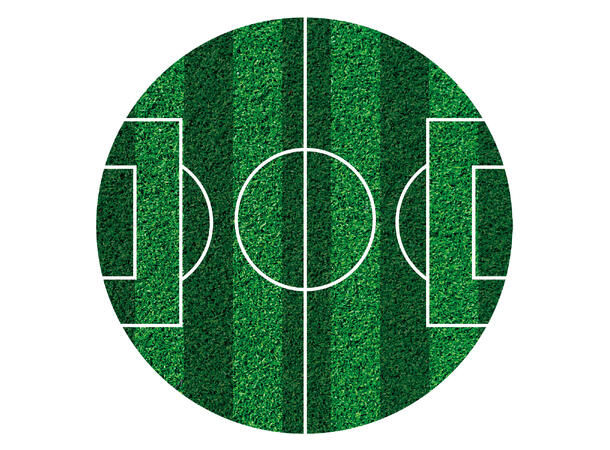 Fotball 1 Spiselig kakeskilt - sukkerfri - 16cm