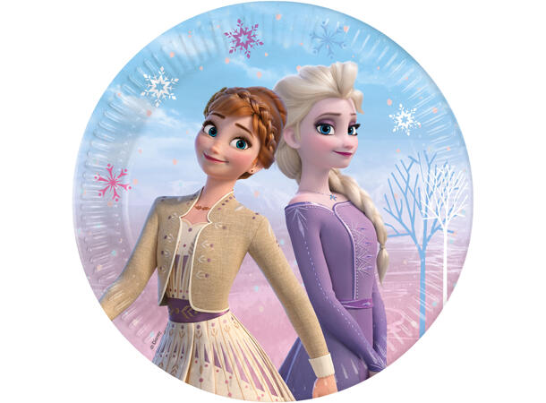 Frozen 2 Wind Spirit 8 FSC Plastfrie Tallerkener i papir 23cm