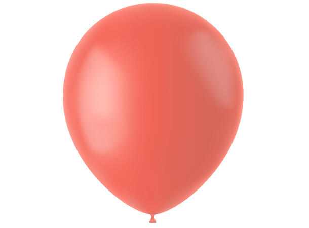 Gummiballonger - Fresh Cantaloupe Matt 100 Gummiballonger - 33cm (13")