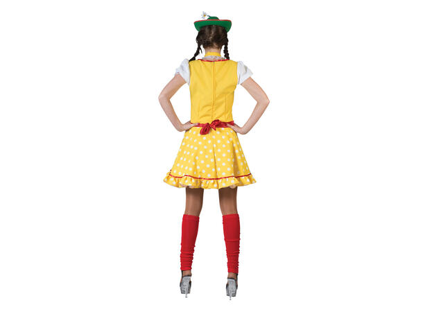 Kjole - Oktoberfest - Babette 1 Kjole, Forkle og halspynt 