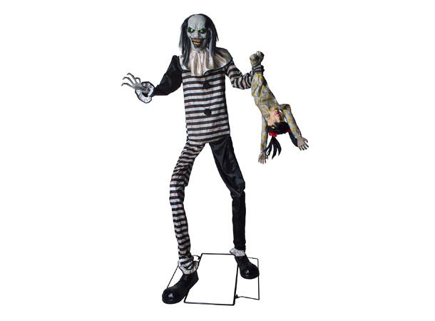 Klovn med Jente - Lyd, Lys og Bevegelse 1 Figur - 240cm
