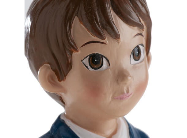 Konfirmasjon - Animert stil - Gutt 6 1 Kakefigur i plast - 16cm 