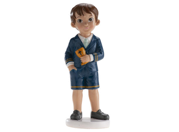 Konfirmasjon - Animert stil - Gutt 6 1 Kakefigur i plast - 16cm