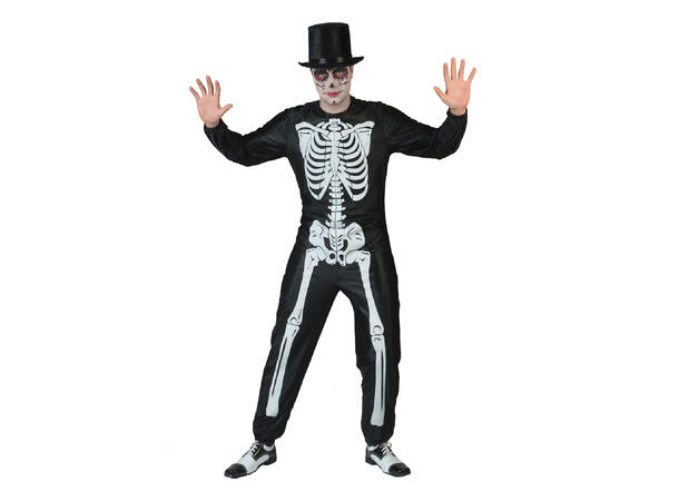 Kostyme - Dia De Los Muertes 1 Kostyme - Jumpsuit og jakke