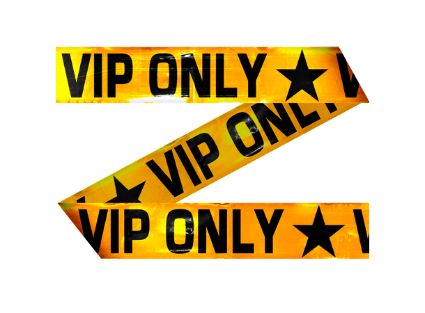 Markeringsbånd - "V.I.P." 1 markeringsbånd i plast - 15m