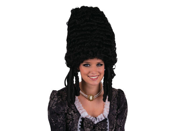 Parykkk - Pompadour - Sort 1 Parykk