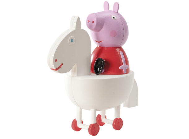 Peppa Gris - Kakedekorasjon 4 kakefigurer i plast