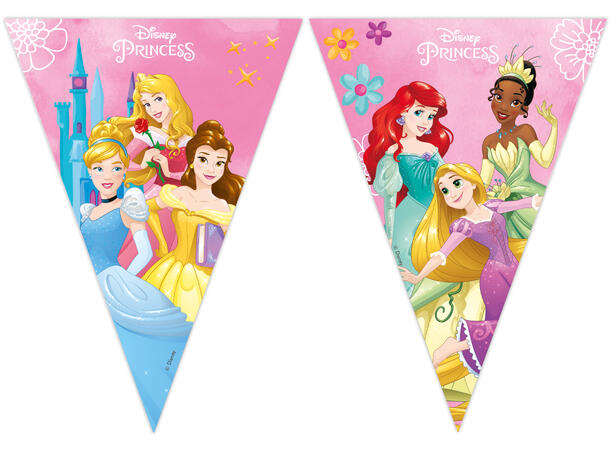 Princess Live Your Story 1 FSC - Papir flaggbanner (9 flagg)