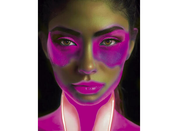 Sminke - Vannbasert - Neon Rosa 1 Tube - 10ml 