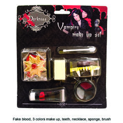 Sminkesett - Vampyr 1 Sminke og effektsett i 6 deler